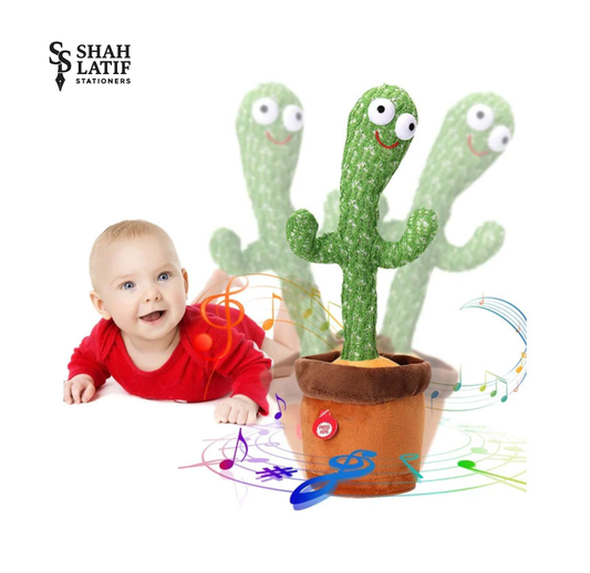 Dancing Cactus Toy with Singing, Talking, Music, Wriggle Lightning