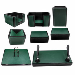 Senator Rexine Leather Desk Organizer 8pcs Set #20