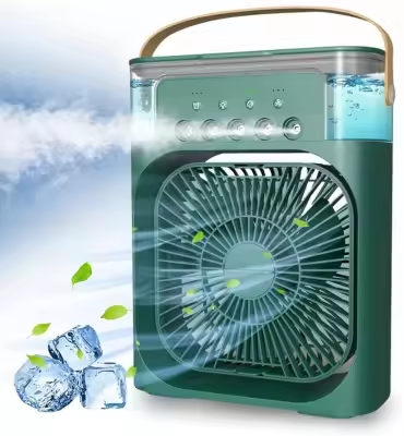 Small Random Color Portable Air Conditioner Fan Mist Fan , Mini Evaporative Air Cooler