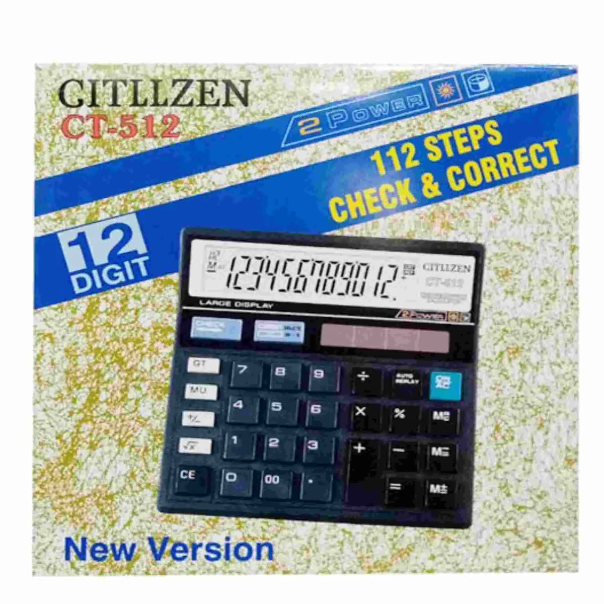 China Citizen Calculator Ct-512 for offices , for shops