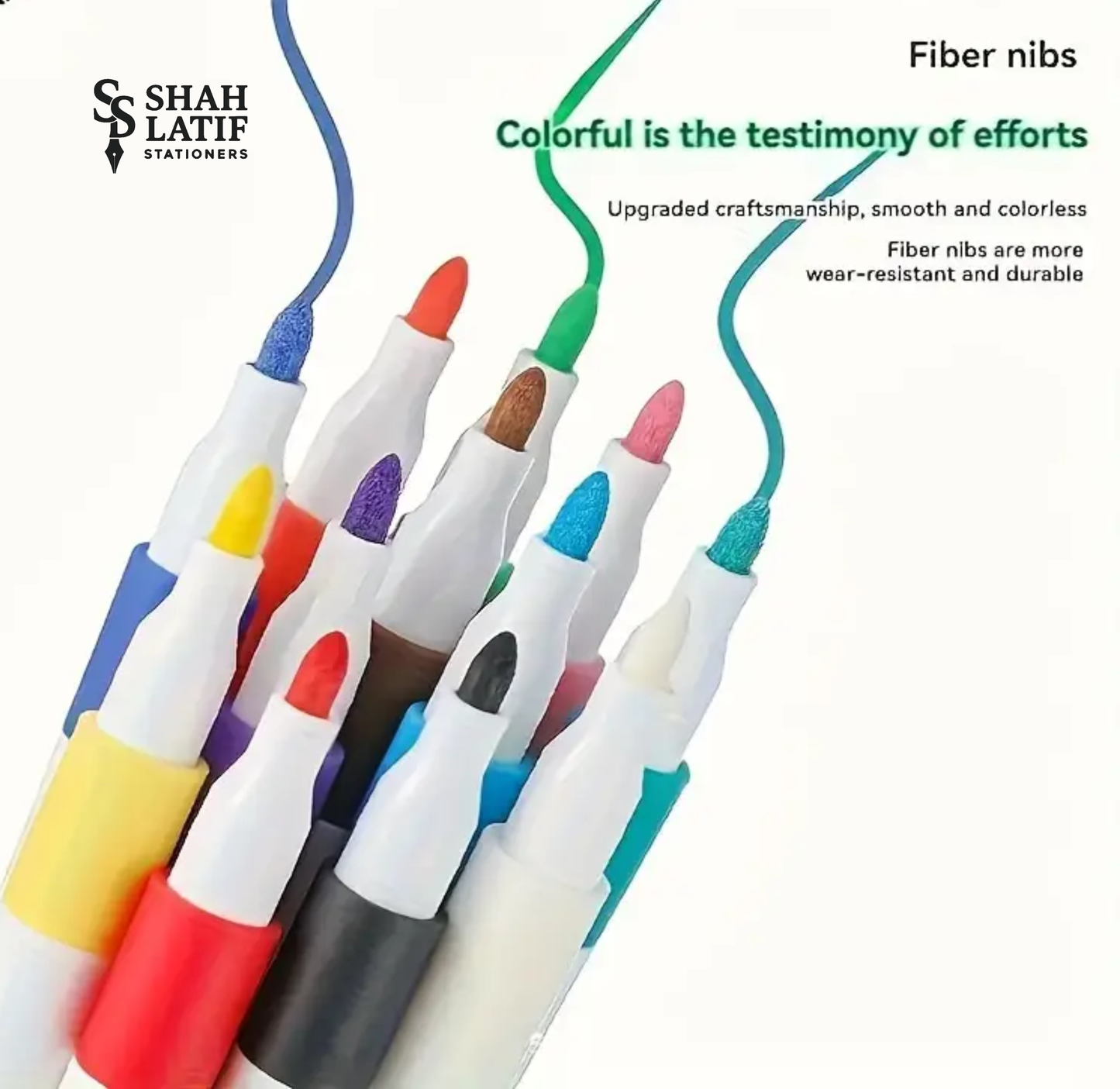 12 pcs Acrylic Paint Markers Wood, Glass, Fabric, Stone Arts and Crafts, Professional Artistic Use