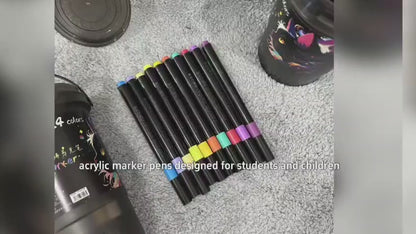 36 Acrylic Paint Marker Set, Drawing Markers, Art Supplies for Drawing, Painting, Marking, Coloring